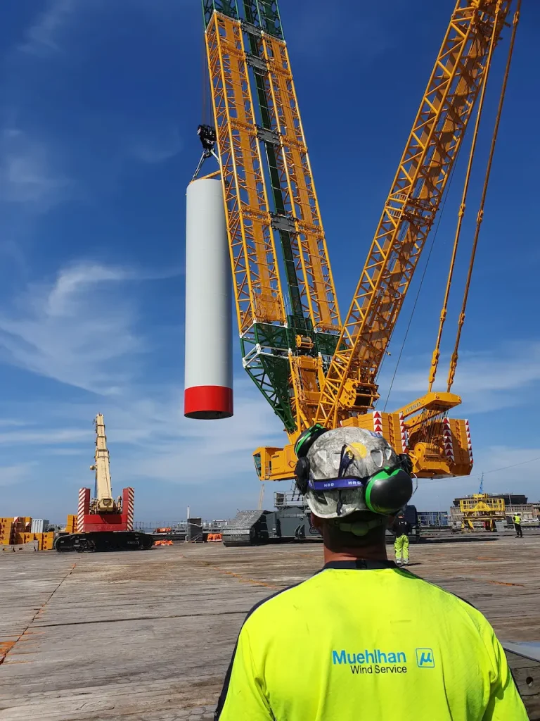 Illustration from the MWS saint-brieuc offshore pre-assembly project gallery